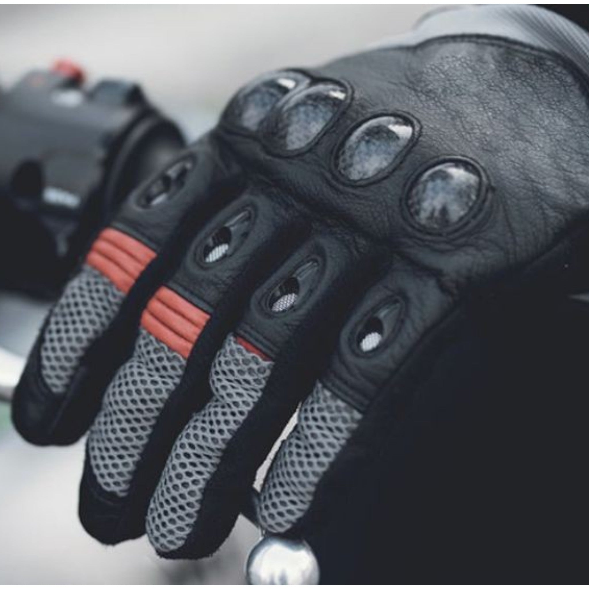 Guantes para motociclista