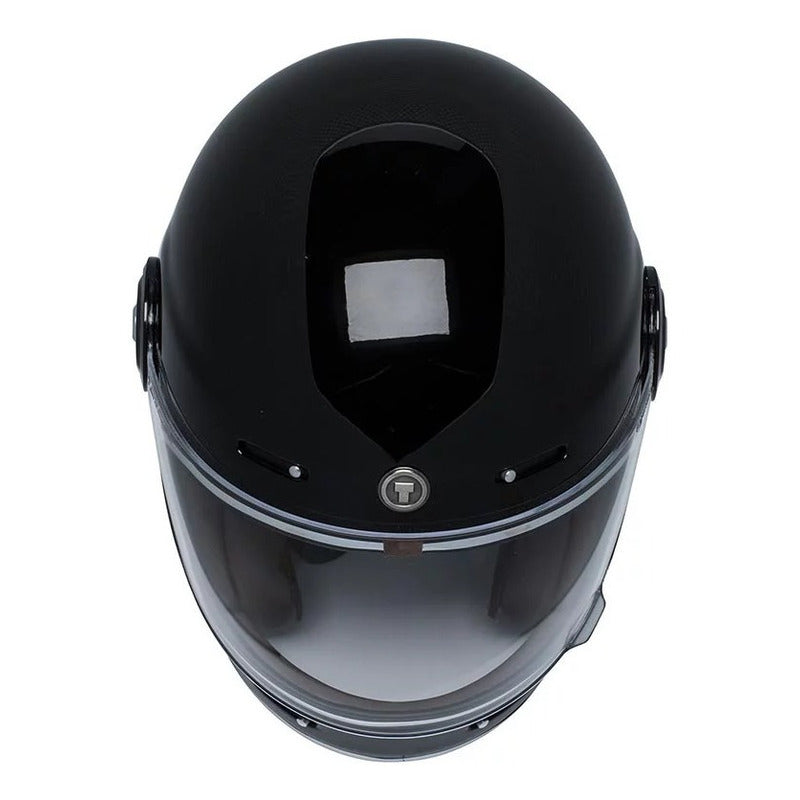 Casco Full Face Retro Torc T-1 Gloss Black
