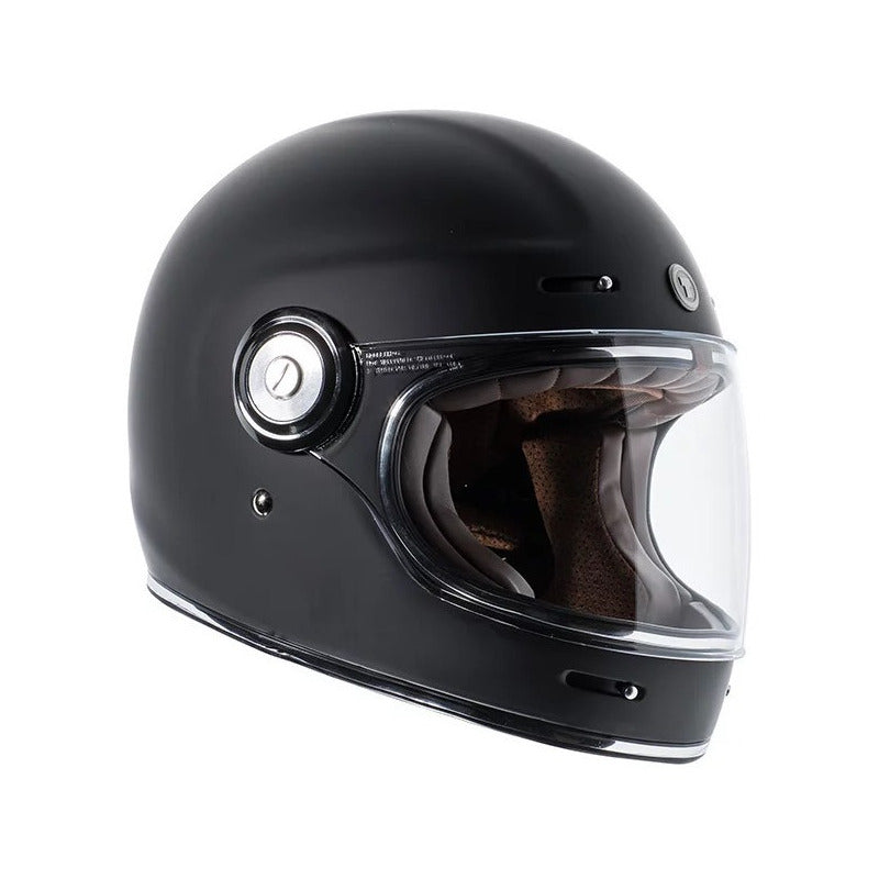 Casco Full Face Retro Torc T-1 Matte Black