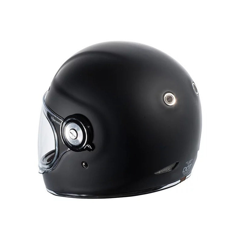 Casco Full Face Retro Torc T-1 Matte Black