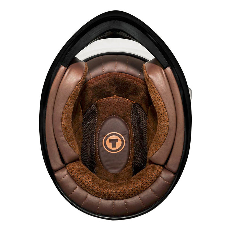 Casco Full Face Retro Torc T-9 Deep Stage + Mica Dark Smoke