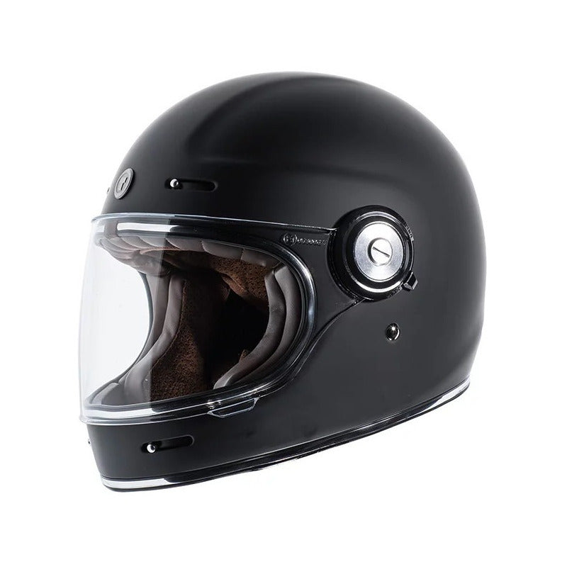 Casco Full Face Retro Torc T-1 Matte Black