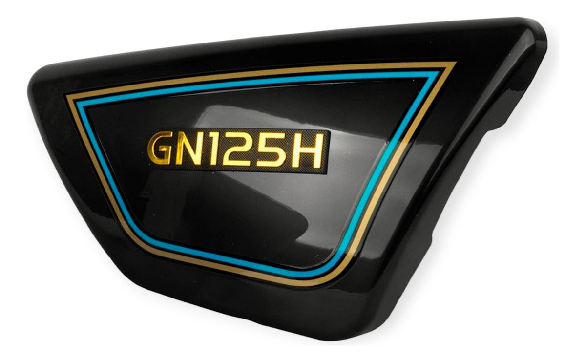 Juego Cubiertas Laterales para Suzuki GN125 Negro MTC