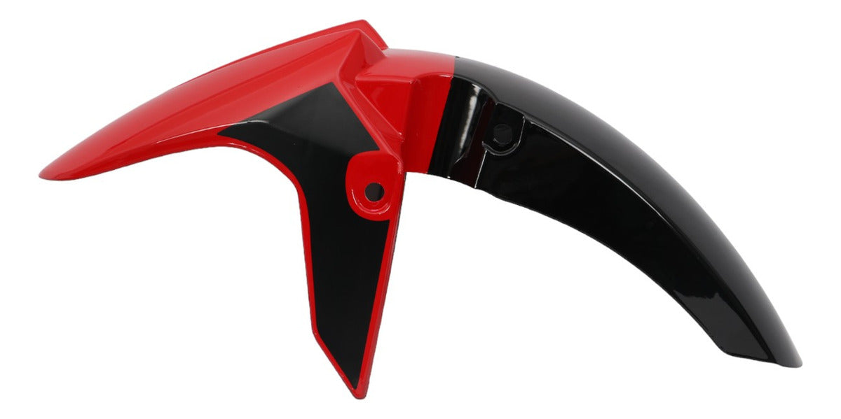 Salpicadera Delantera Para Italika FT250 TS Negro/Rojo MTC