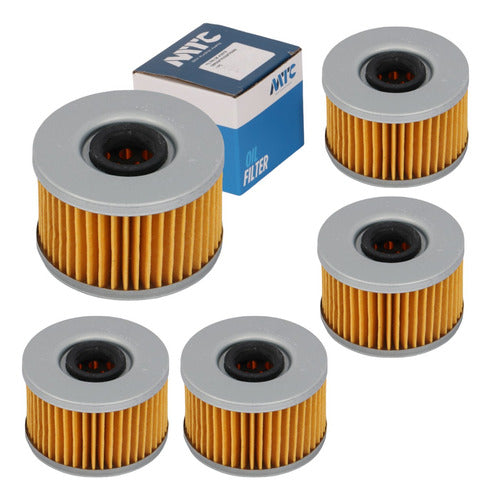5 Filtros de aceite para Honda TRX700 FA MTC